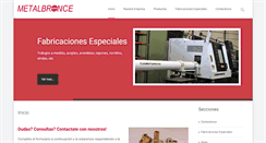 Desktop Screenshot of metalbronce.com.ar